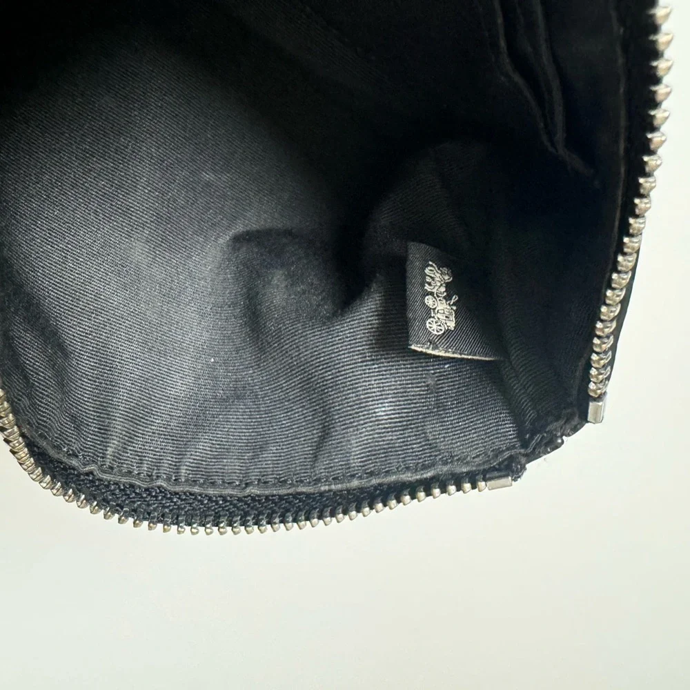 Coach Black Coin Wallet - Picture 7 of 9